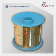 Золотой цвет лазера слезоточивый ленты для упаковки защиты